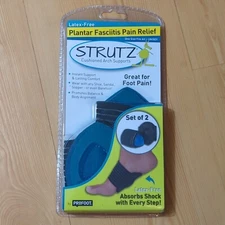 PROFOOT Strutz Cushioned Compression Foot and Arch Supports, 1 Pair