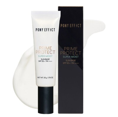 PONY EFFECT Prime Protect Super Moist Sun Base SPF 50+ / PA++++ 50g/1.76 oz