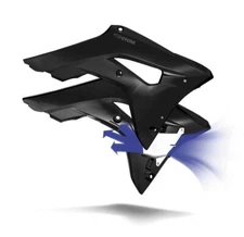 Cycra Powerflow Intake Radiator Shroud Black - 1CYC-1889-12