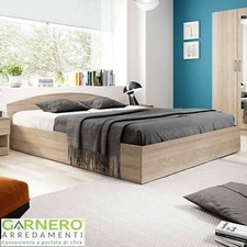 Letto alla francese rovere TROPEA 140 cm camera stile moderno design comfort