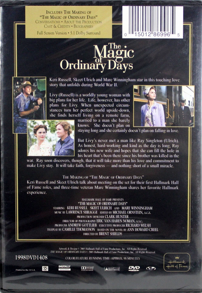 Магия обычных дней новый DVD Hallmark Gold Crown коллекционное издание - Изображение 2 из 2