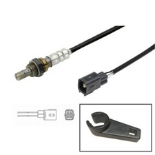Image of Lambda Sensor + Socket Front Fits Lexus LS LX Toyota Avensis Land Cruiser Amazon