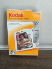 Kodak Premium Photo Paper 4x6 Instant Dry 100 Sheets Gloss
