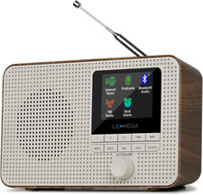 IR1 Portable Wifi Internet Radio,Fm Digital Radio,Bluetooth Speaker,Dual Alarms