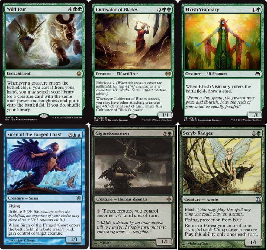 A Wild Pair Deck - Gigantomancer - Scryb Ranger Magic