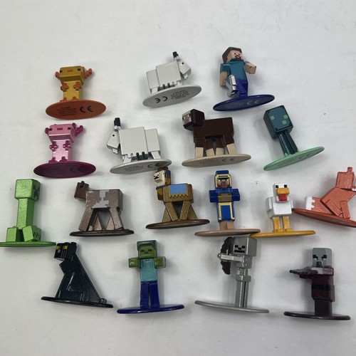 Jada Toys Minecraft Nano Metalfigs Lot Of 17 great used condition - Picture 6 of 13