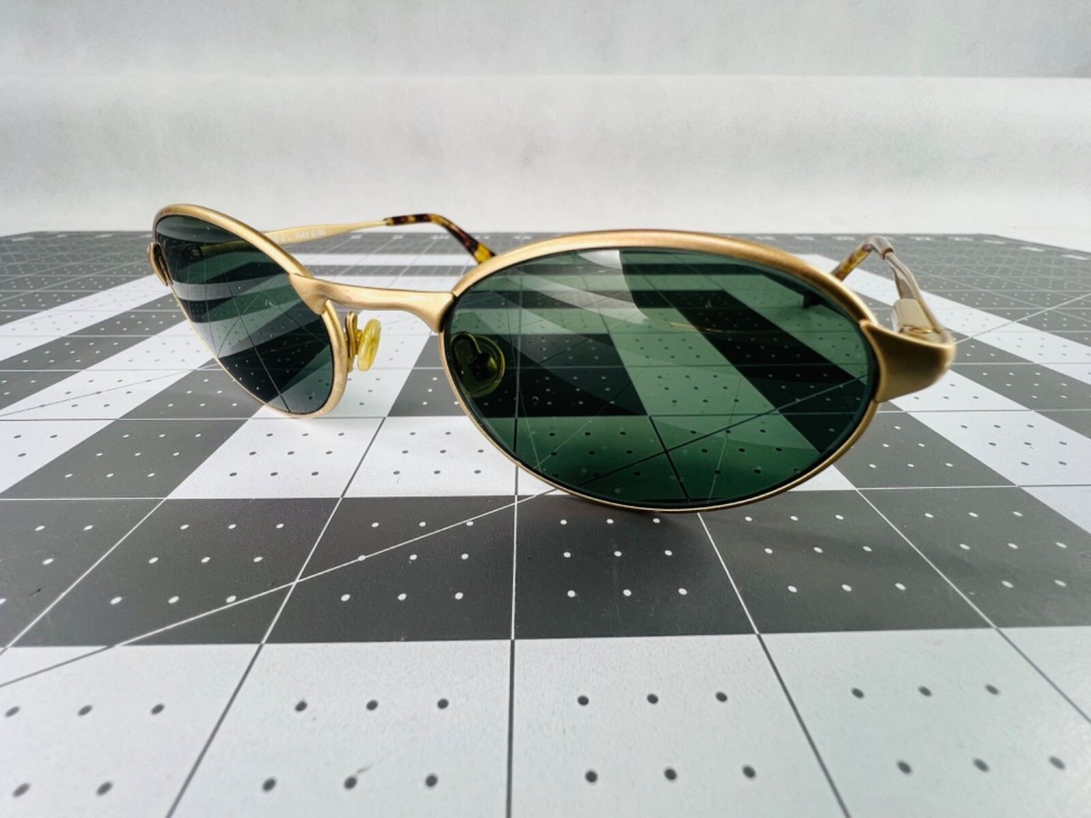 Vintage B&L Ray-Ban Oval Sunglasses W2981 Gold Frame Tortoise
