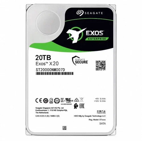 ST20000NM007D für SeagateExos X20 20TB 7200RPM SATA6Gb/s 256MB3,5 Zoll Interne Festplatte - Bild 1 von 4