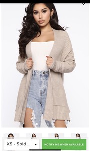 fashion nova long cardigan