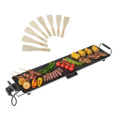 Emperial Elektro Teppanyaki Grill XXL Tischgrillplatte Grillplatte Antihaft Kochplatte