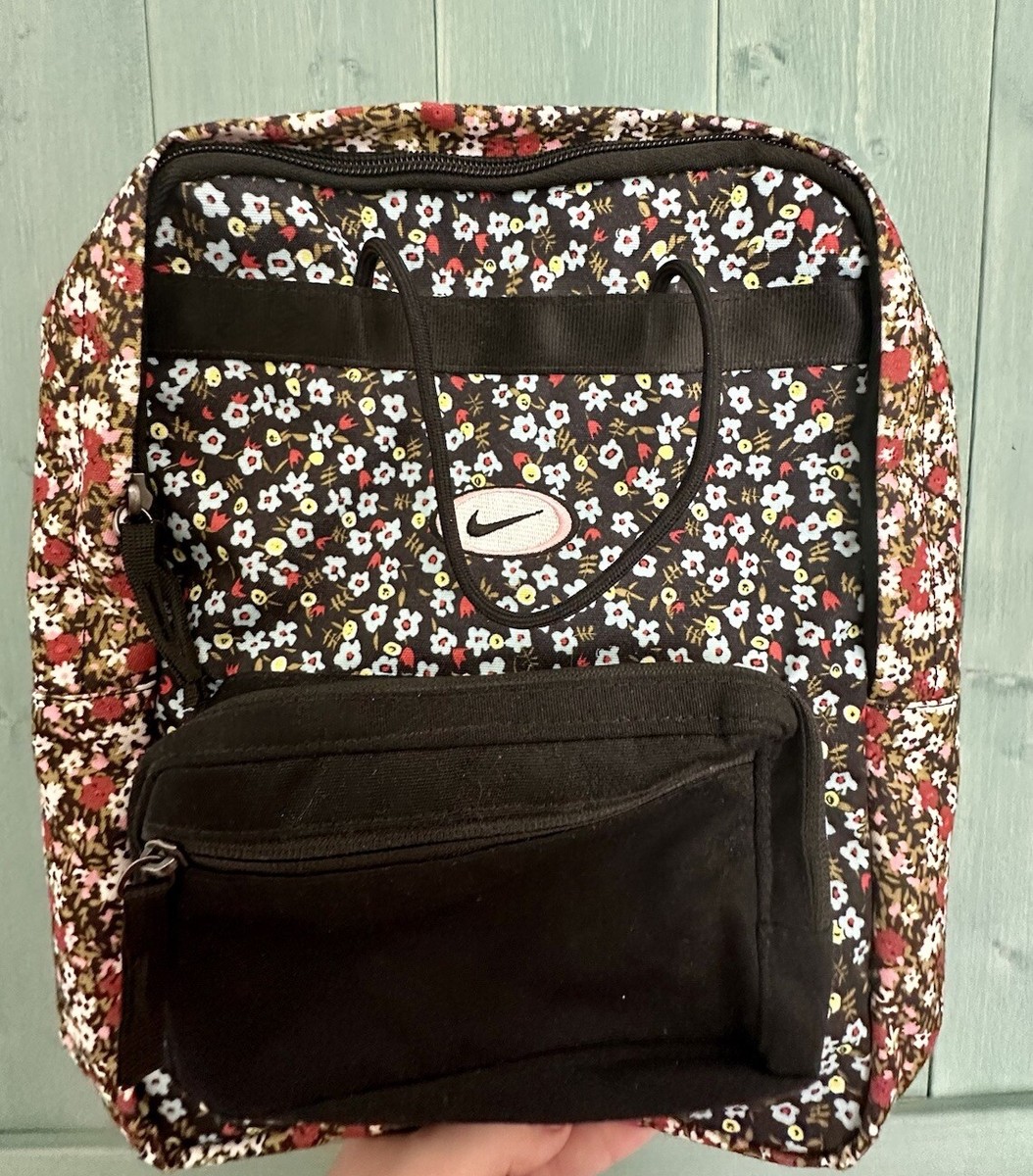 nike floral print backpack
