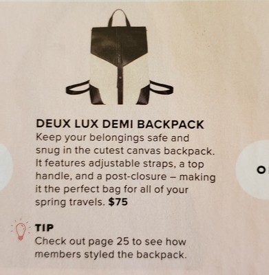 deuxlux demi backpack