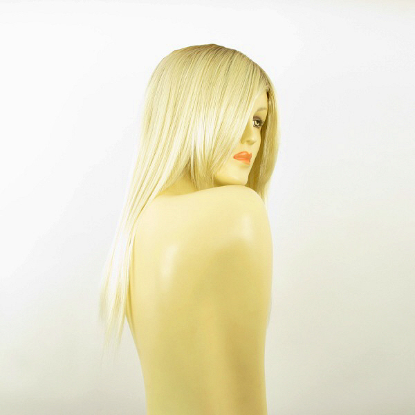 Perruque Femme Gina YS Blonde Méchée Racine Foncée - Longueur Mi-longue Synthétique Facile à Coiffer