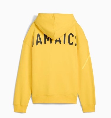 Emoticon Jewel bijou hoodie【イエロー】 Size LARGE - Puma Olympic Village Graphic Jamaica Yellow Men's