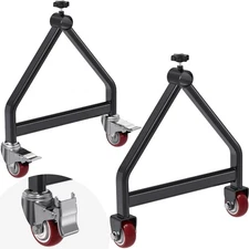 Insaga Wire Spool Rack Portable Cable Caddy with Wheels, Wire Spool Holder, W...