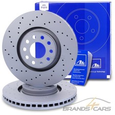 ATE 2x BREMSSCHEIBE BELÜFTET Ø320 GELOCHT VORNE FÜR AUDI A4 B6 8E BJ 00-04