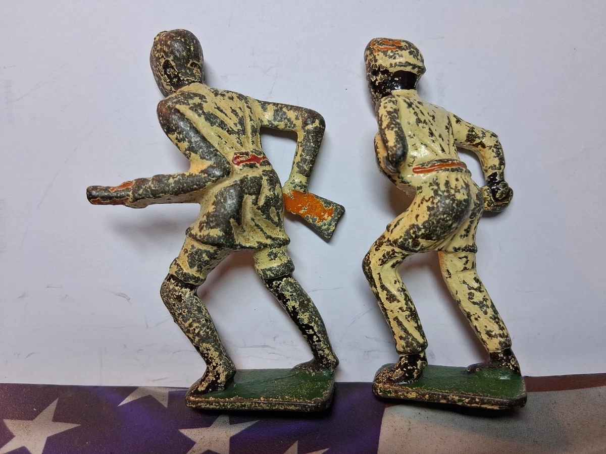 Grey Iron Ethiopian Tribesman & Chief Toy Soldiers