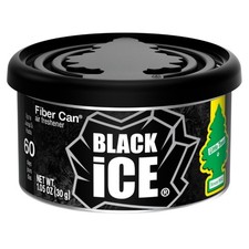 Little Trees Black Ice Scented Fiber Can Air Freshener for Home Car 1 PACK