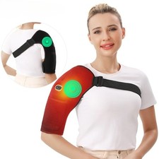 Shoulder Heating Pad Shoulder Vibration Massager Heated Brace for Pain Relief