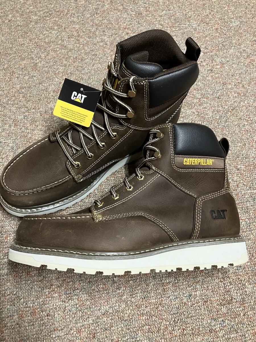 CAT Brown Leather Upper Boots for Men for Sale | Shop New  display picture 3