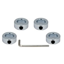 4pcs 3/4" Bore Shaft Collar Lock Collar Zinc Plated Solid Steel with Set Screw
