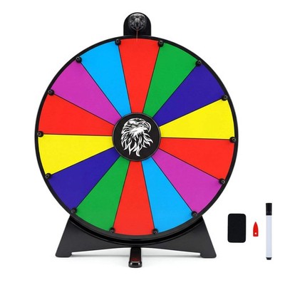 50 CM Spinning Prize Wheel mit Tafelmarker Radierer und Ersatzzeiger