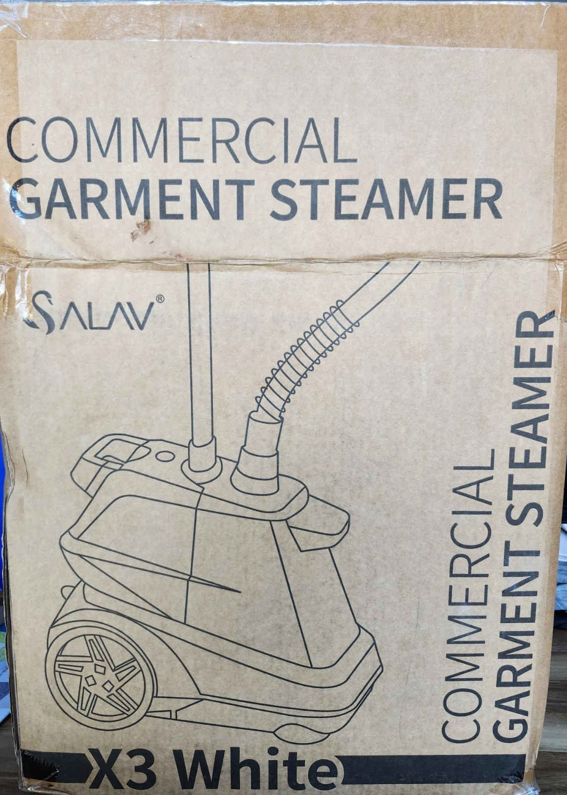Salav X3 White Commercial Garment Steamer White - Full Size
Opens in a new window or tab