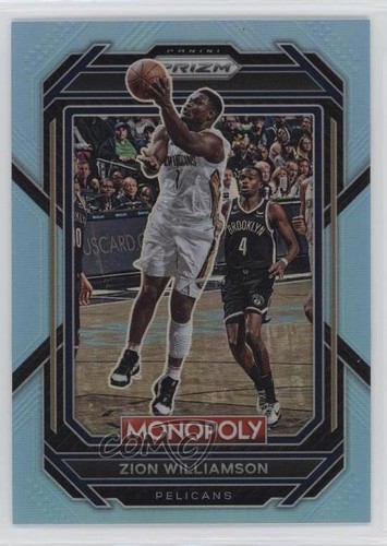 2022-23 Panini Prizm Monopoly Light Blue Prizm 199/199 Zion Williamson #55 19e9