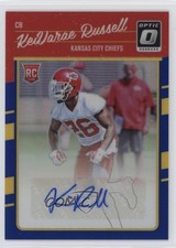 2016 Donruss Optic Blue Signatures 36/75 Kei'Varae Russell KeiVarae Auto 14h3