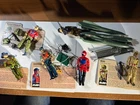 3 3/4 in. VINTAGE HASBRO 1980's G.I. JOE FIGURES & ACCESSORIES LOT- @@LOOK CLOSE