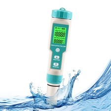 pH Meter for Water 7 in 1 PH/TDS/EC/Salt/S.G/ORP/Temp Meter,pH Tester Digital...