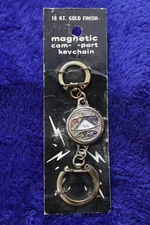 NOS Magnetic Ford Crest Valet Key Chain Key Ring Accessory