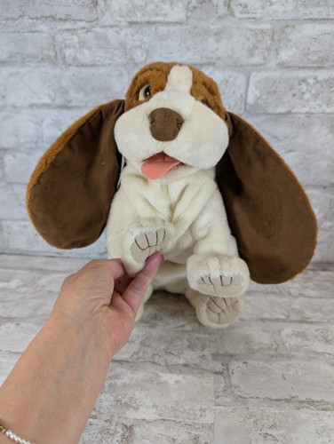 Folkmanis – Marionnette à Main Basset Hound – Peluche Interactive – Jeu D'Imagination Dès 3 Ans