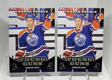 (2) 2010-11 Upper Deck UD Jordan Eberle #OS1 Rookie Card RC Young Guns Oversized. rookie card picture