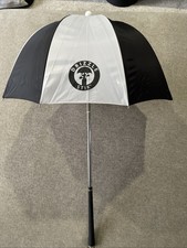 Drizzle Stik Stick Expandable Golf Club Umbrella Black and White, Good Condition