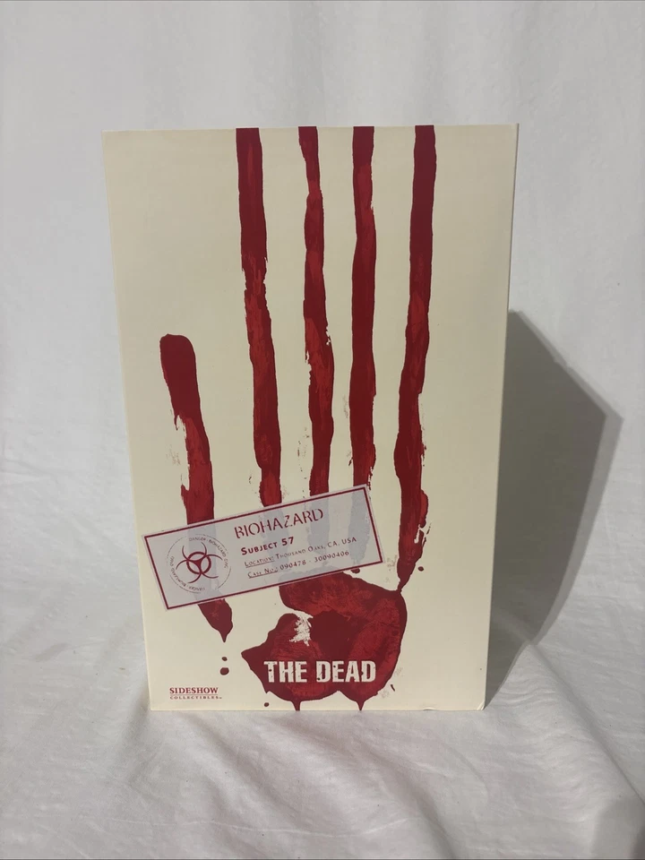 FIGURA SIDESHOW THE DEAD: SUBJECT 57 THE DOCTOR 12"... ¡TOTALMENTE NUEVA EN CAJA! Foto 3 de 3