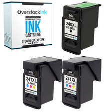3PK PG-240XL CL-241XL Ink Cartridges for Canon PIXMA MG3120 MG3122 MG3140 MG3200