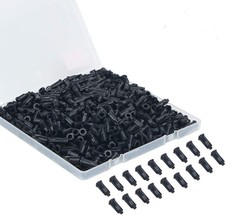 500-Pack Luer Lock Syringe Tip Caps Dispensing Needle Tip Cap with Storage Box