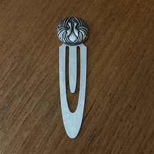 Vintage Oberon Design Pewter Bookmark Celtic Knot Interconnectedness Page Marker