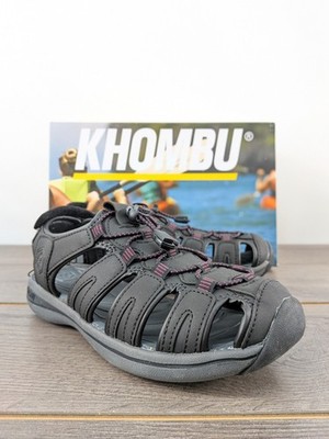 New Khombu Women's Ashley Sandals, Black, Size 9 | Without Box