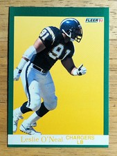 1991 Fleer #177 Leslie O'Neal