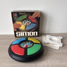 Vintage 1978 Simon Electronic Memory Game Milton Bradley w/ Box Manual Tested