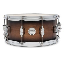 PDP Concept Maple Snare Drum w/Chrome Hardware 14 x 6.5 in. Satin Charcoal Burst