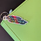 Pokemon TCG Scarlet & Violet Journey Together Holographic Binder Tag Keychain