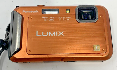 Panasonic Lumix DMC-TS20 16.1MP Digital Waterproof Camera Orange