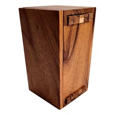Secret Lock Box | Personalizable Wood Gift Card Puzzle Box