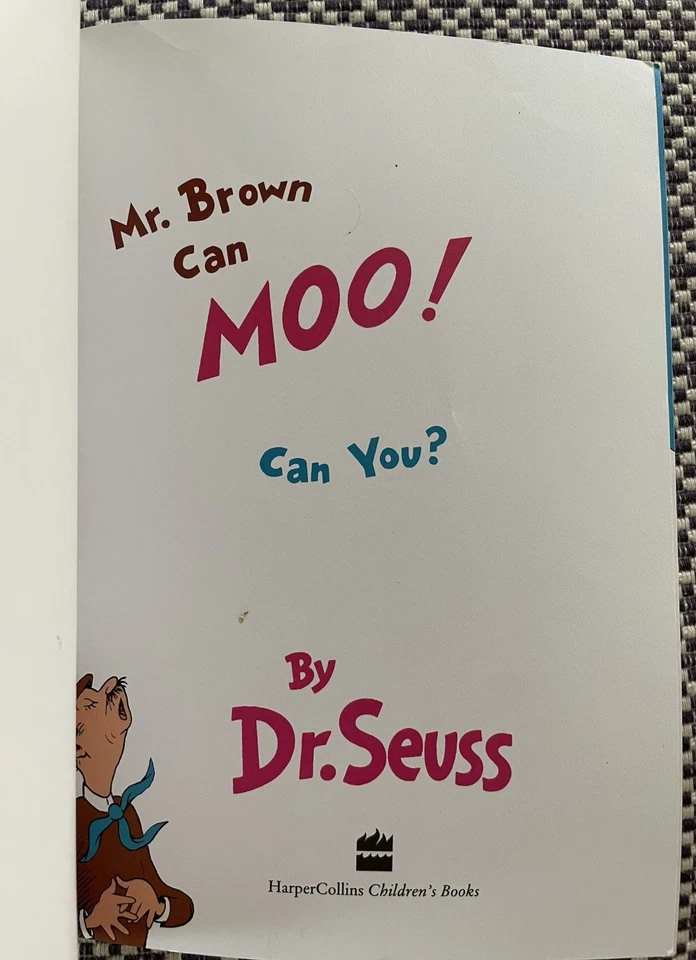 Mr. BROWN CAN MOO! Can You? - Dr. Seuss - (PB 2003) - image 3 of 4