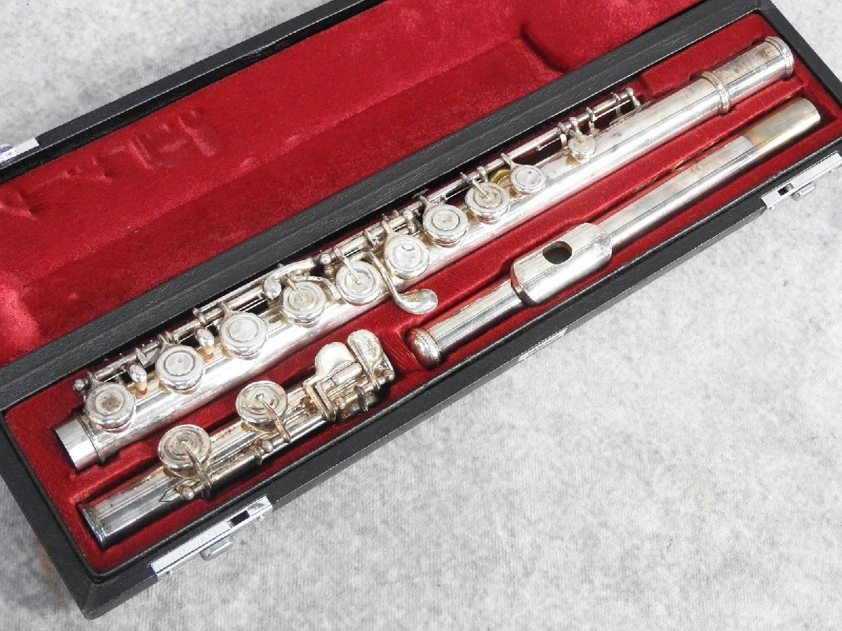 YAMAHA フルート yfl 451 YAMAHA YFL-451 Professional model Silver head flute body case