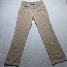 Vintage 80s Rustler Corduroy Pants Mens 32x30 Tan Beige Wide Wale USA Made