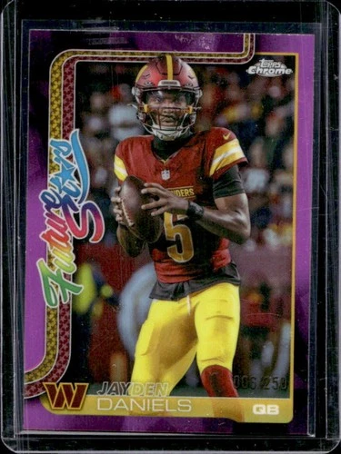 2025 Topps Chrome Jayden Daniels Pink Refractor (RAW)